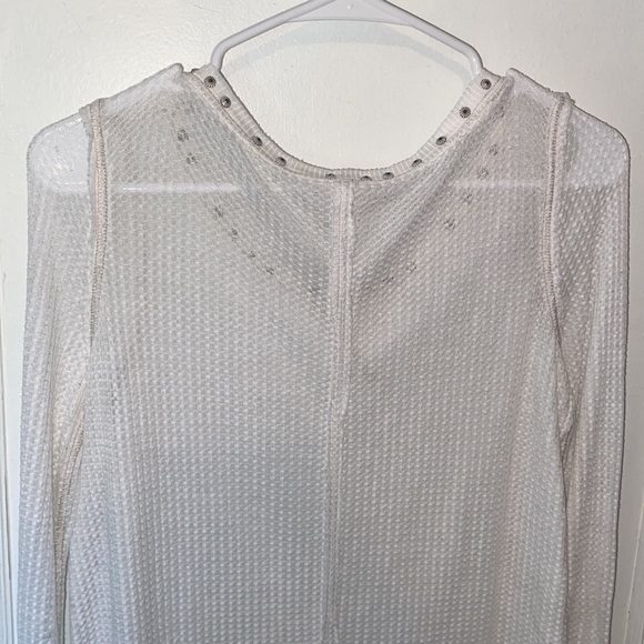 We the Free Free People Star studded long sleeve waffle knit top - Picture 7 of 10